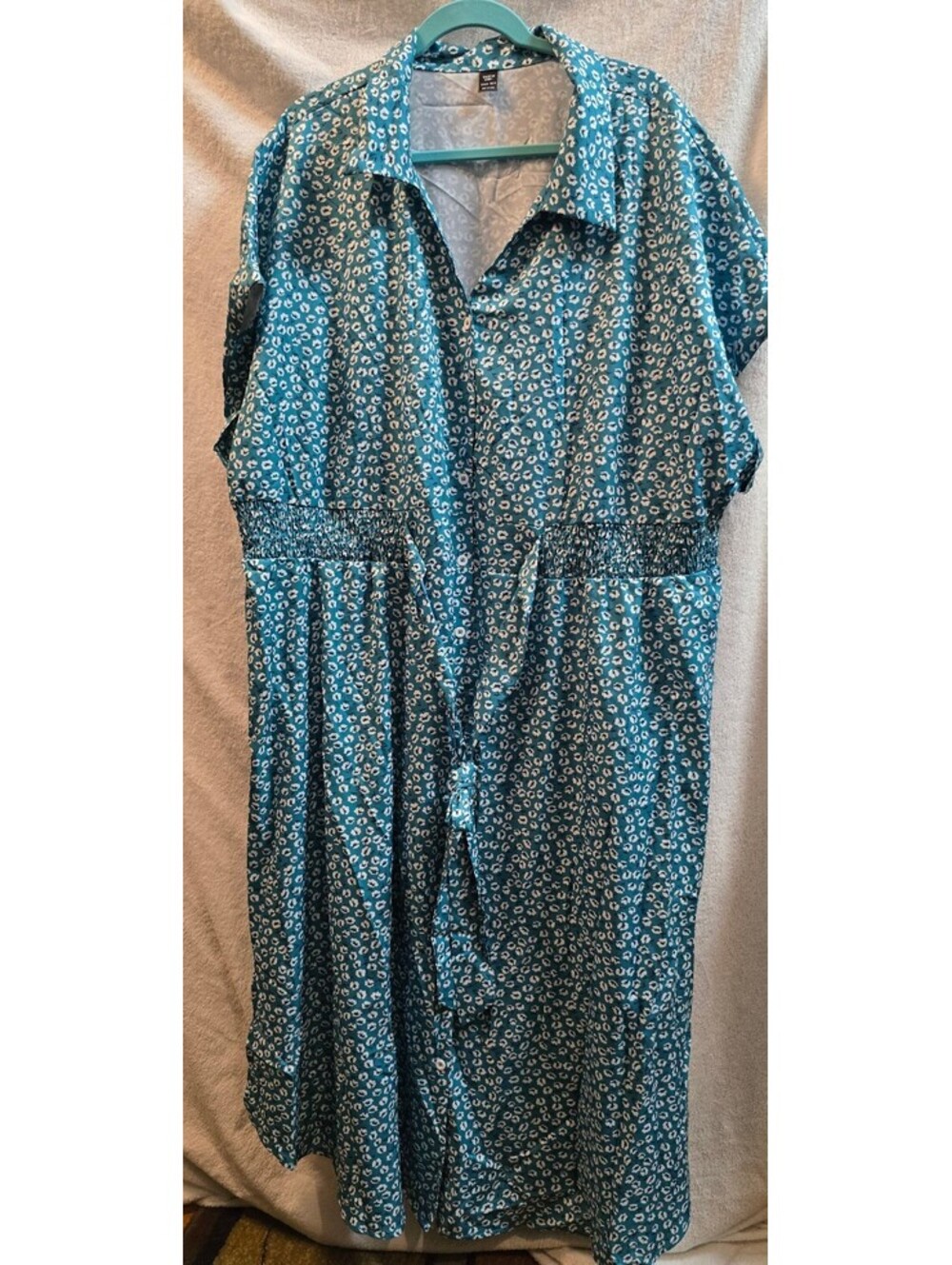 New SHEIN Curve Floral Print Button-Front Dress Size 24/26